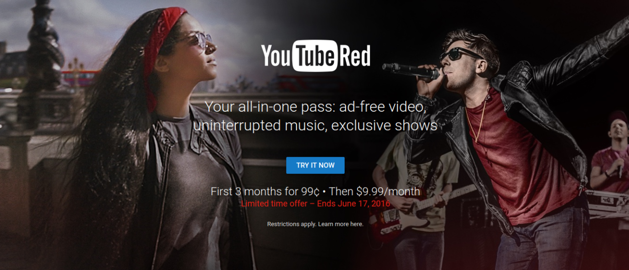 YouTube Red and Google Play Music goes cheap with sub 1 deal Music Business Worldwide