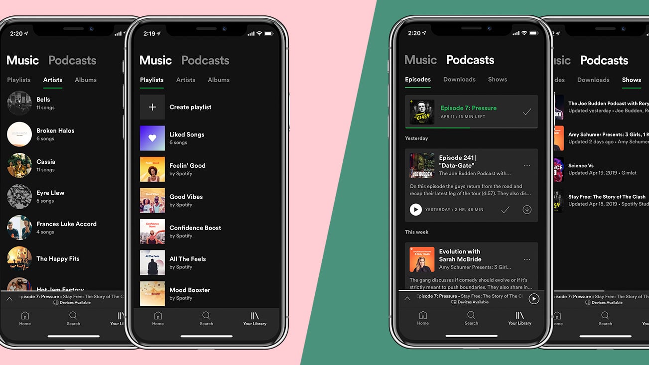 spotify podcasts down