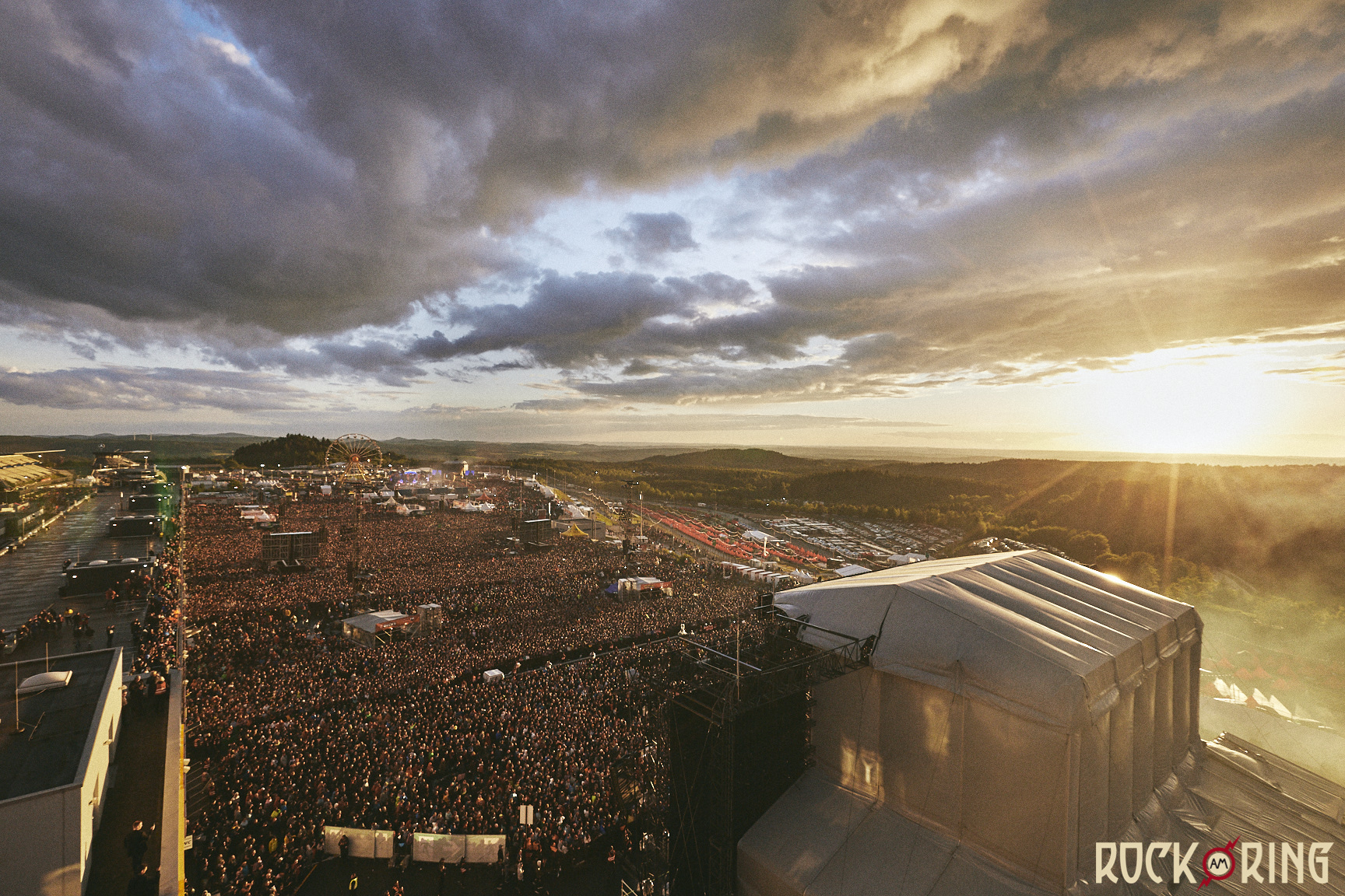 The campsite at Rock am Ring 2009 | Our campsite, the mornin… | Flickr