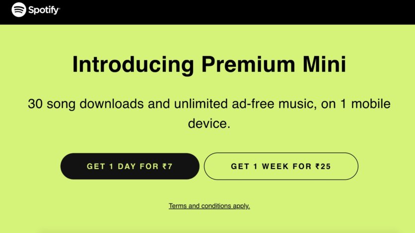 how to get spotify premium for free without credit card
