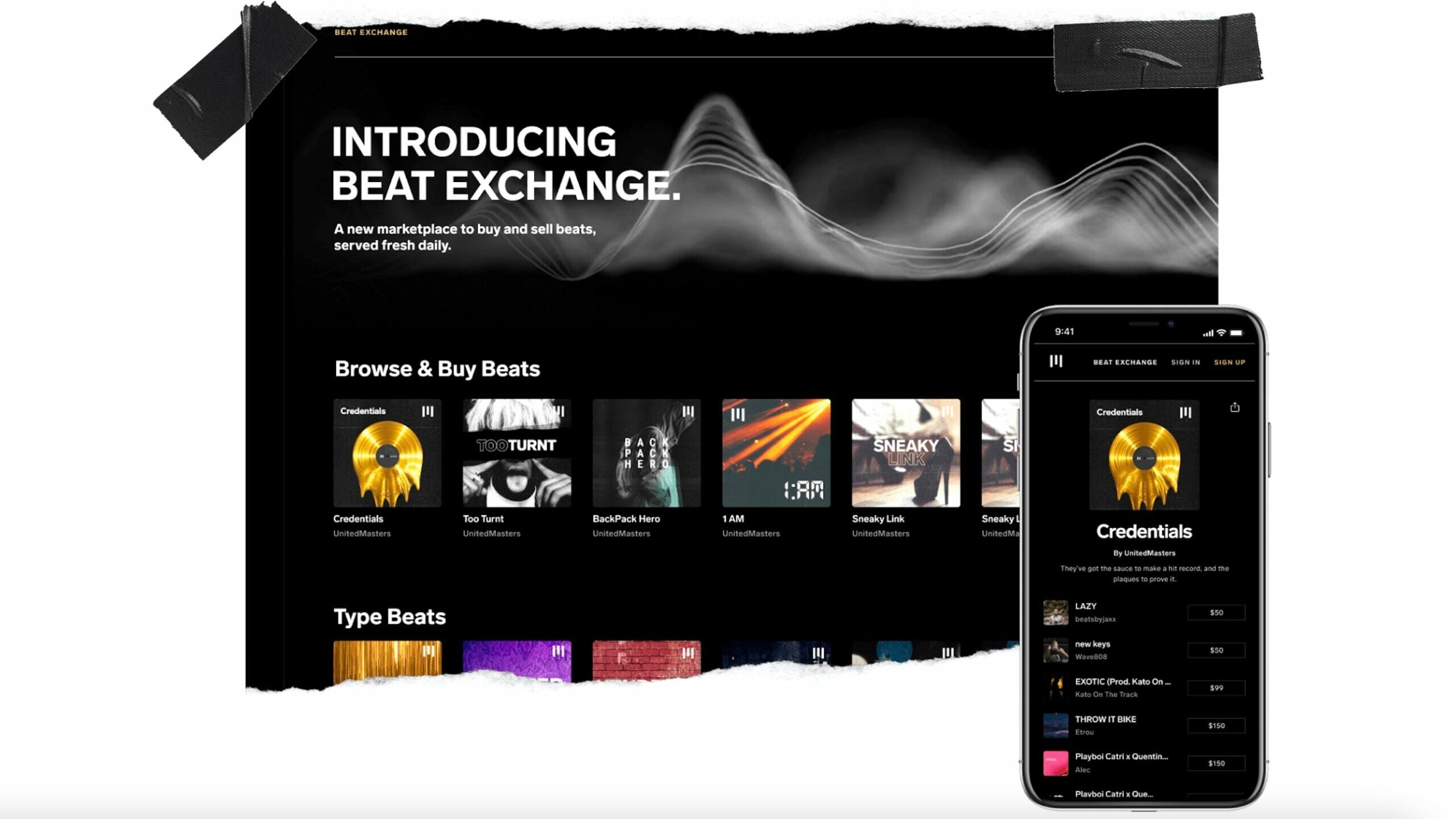 UnitedMasters, valued at 550m, just launched its own beat marketplace