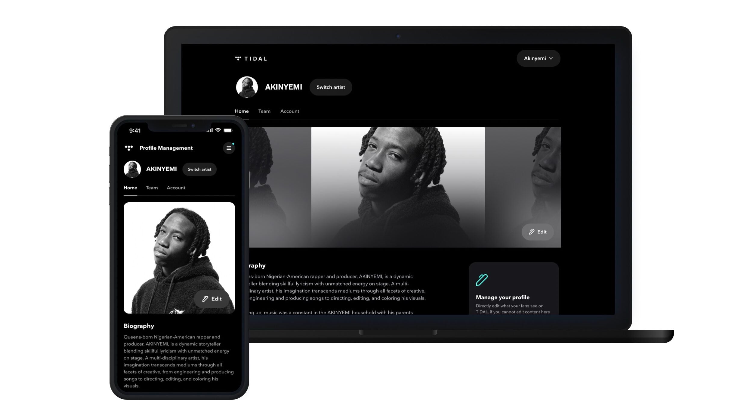TIDAL launches ‘TIDAL Artist Home’ profile management hub for artists