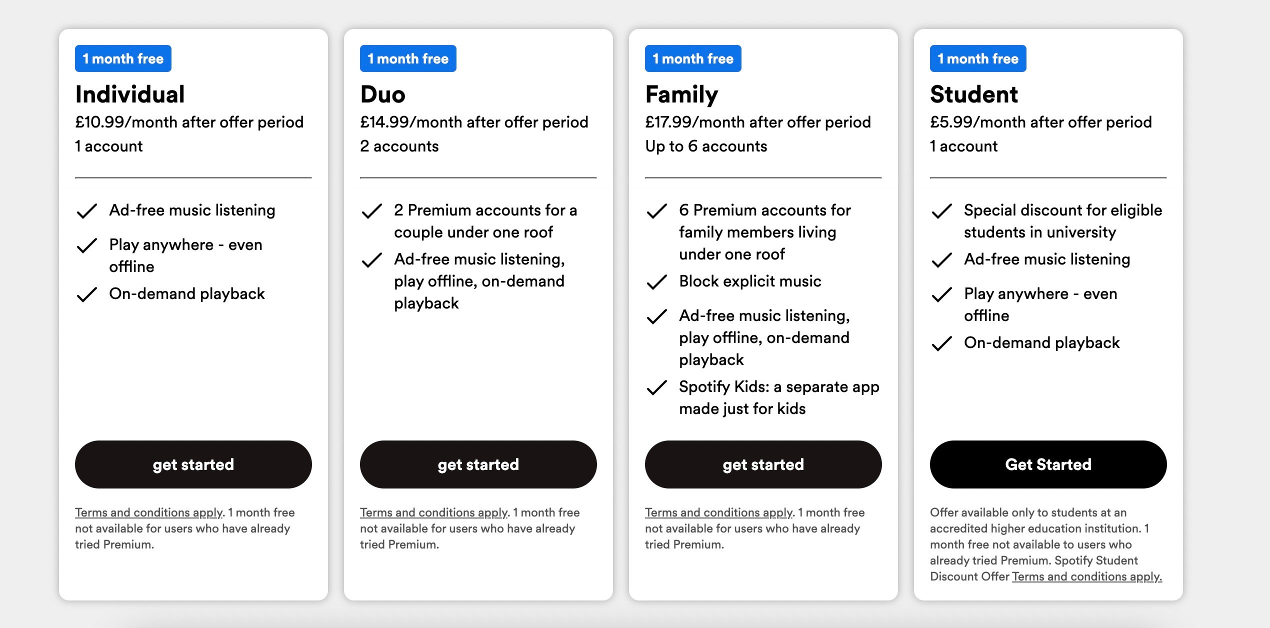 Spotify increases premium price plans as streaming services feel