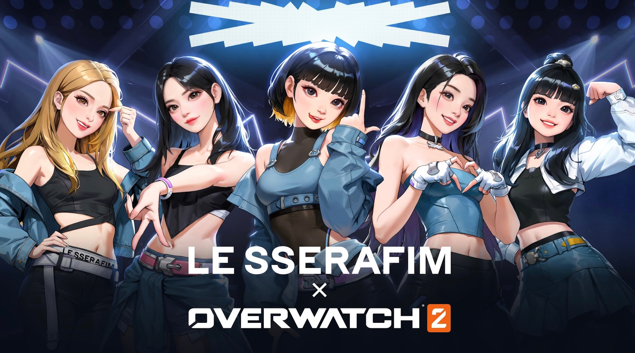 HYBE가 서명한 K팝 스타 Le Sserafim, 게임 개발사 Blizzard Entertainment와 협력하여 Overwatch 2 개발에 협력