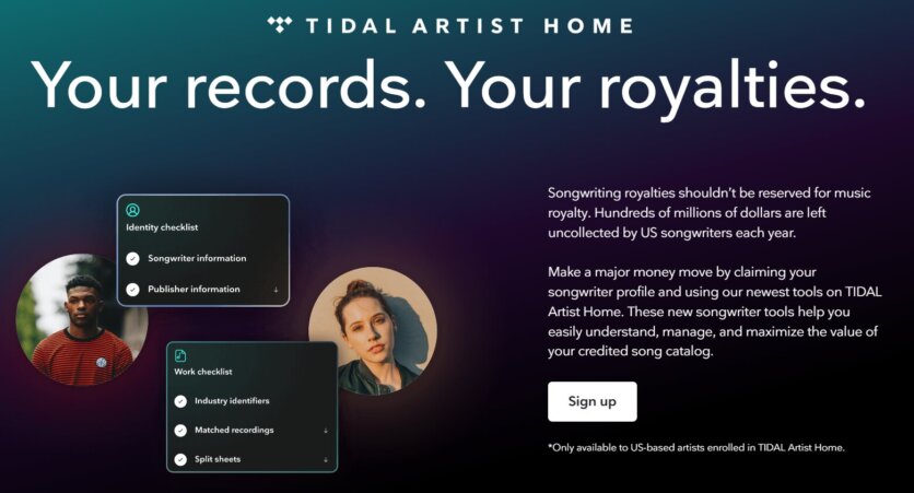 Tidal Unity TIDAL launches tool for US songwriters to claim and manage their work ...