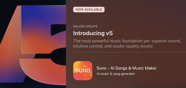 Days After Being Accused of Illegal YouTube Downloads, Suno Releases Its 'Most Powerful' Model