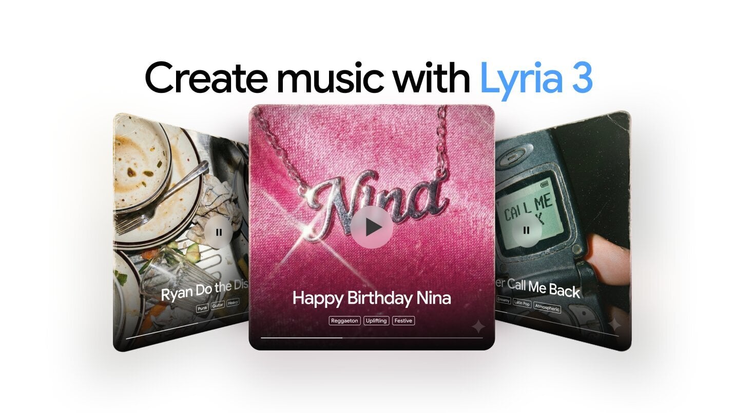Google just launched Lyria 3 – its ‘most advanced’ AI music generator yet – in the Gemini app