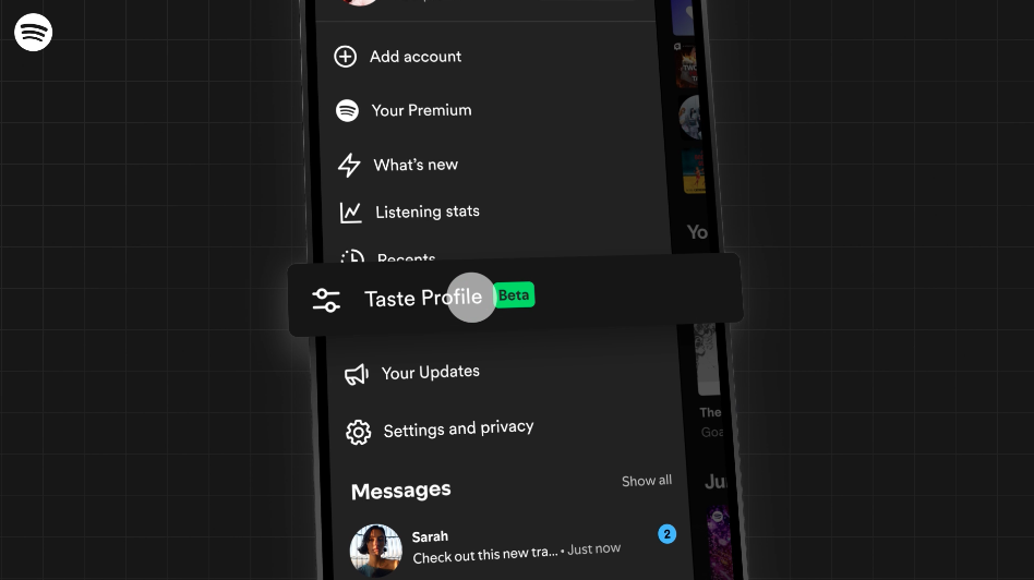 Spotify to let users edit the algorithm behind their personalized recommendations with ‘Taste Profile’