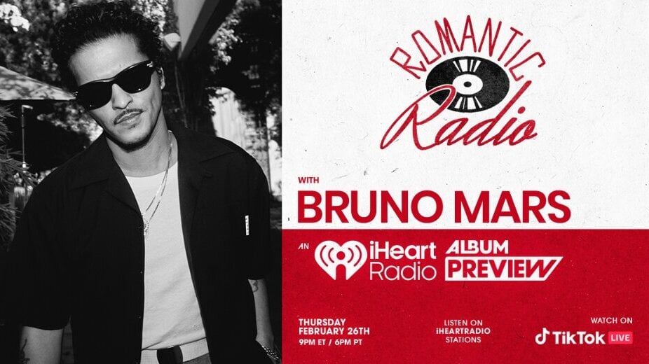 iHeartMedia and TikTok say they developed ‘a new blueprint for artist launches’ with Bruno Mars’ ‘The Romantic’