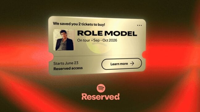 Spotify’s ‘Reserved’ ticketing feature launches in the US today under a ...
