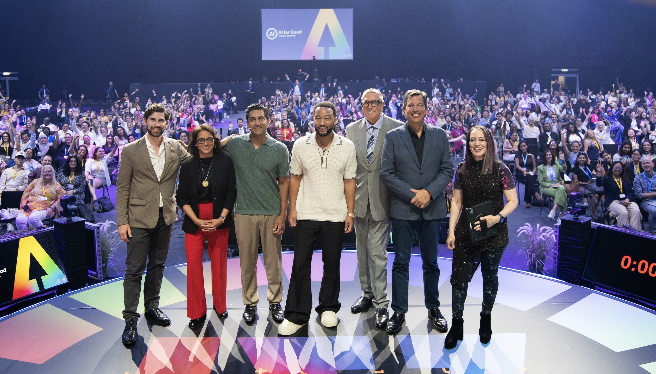 John Legend joins Universal Music, Udio, Stability AI, Splice and NVIDIA to discuss AI and music at the UN’s AI for Good Summit